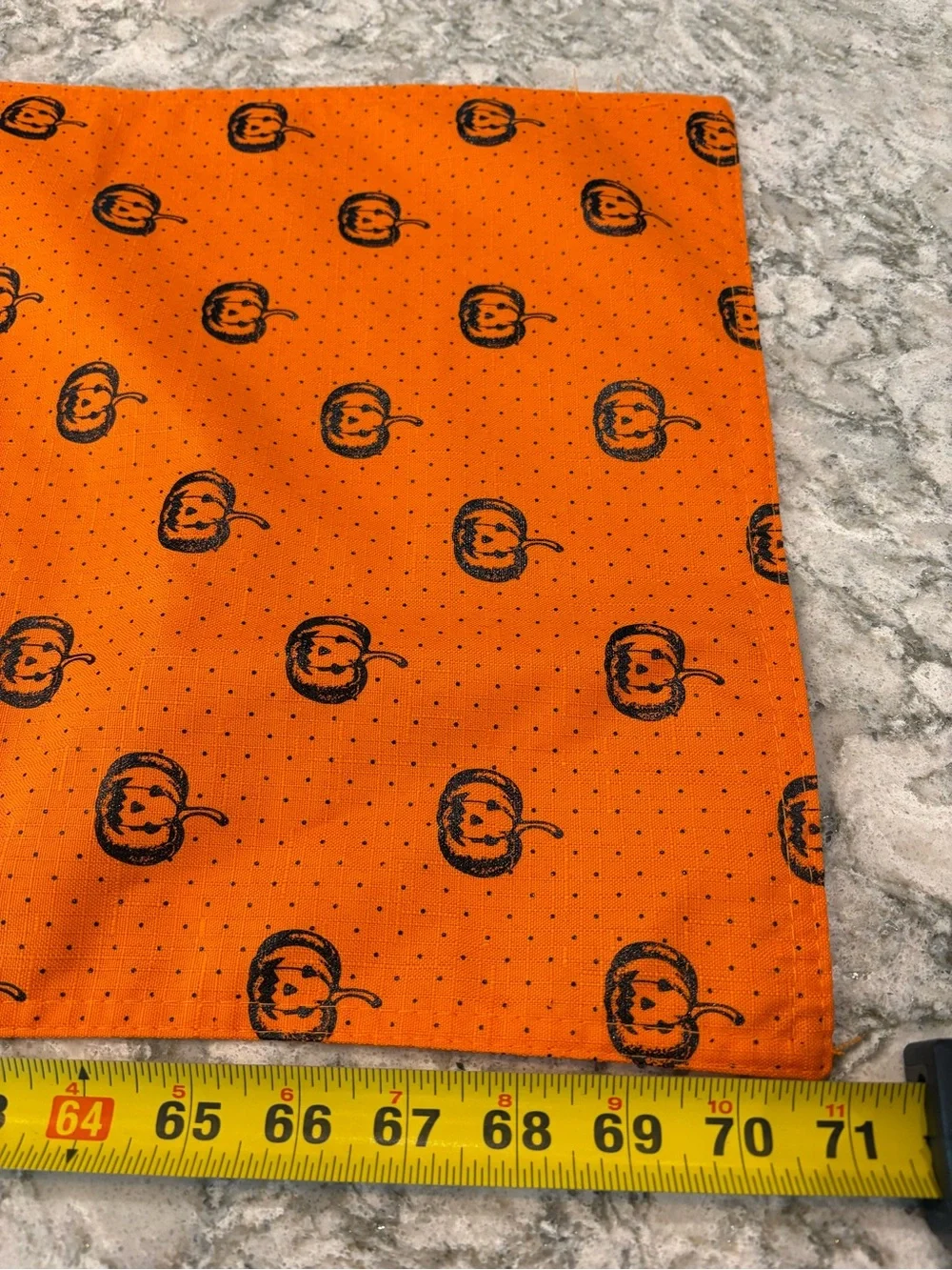 Halloween Pumpkin Table Runner